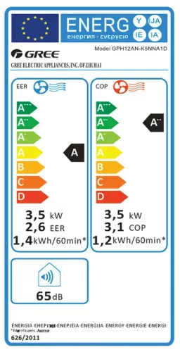 Gree Moma GPH12AN-K5NNA1D mobilklíma 3,5 kW