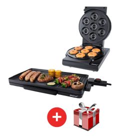   Steba VG30 Grill + CM3 3 az 1 ben Muffin, sütigolyó, fánk sütő