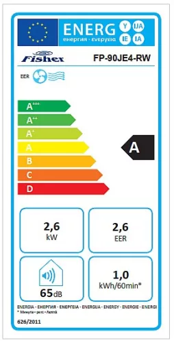 Fisher FP-90JE4-RW mobil klíma 2.6 kW