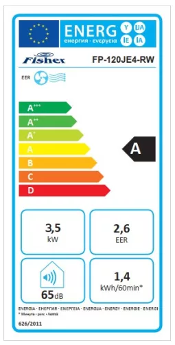 Fisher FP-120JE4-RW mobil klíma 3.5 kW