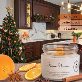 Aurora Candle Fűszeres narancs szójaviasz gyertya