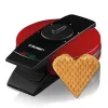 Cloer 1633-D A Gofrisütő, piros fém ház
