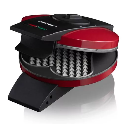 Cloer 1633-D A Gofrisütő, piros fém ház