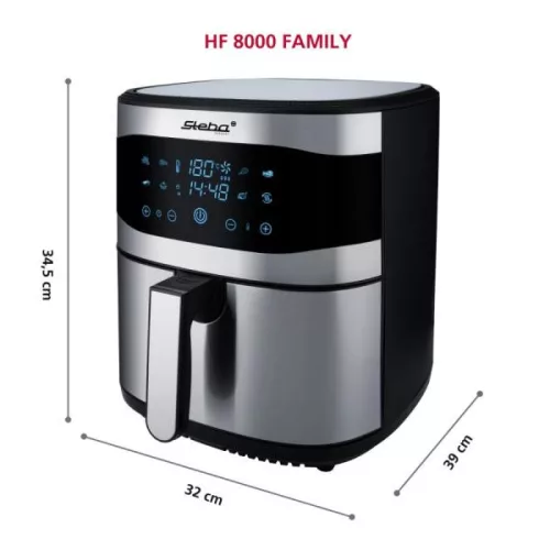 Steba HF 8000 XXL-D B Forrólevegős sütő