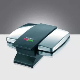   Cloer 6235 Szendvicssütő, inox ház, kettő kagyló alakú szendvics