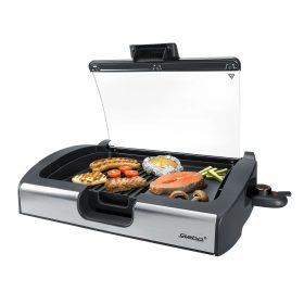 Steba VG200 Low-Fat Grill üvegfedéllel
