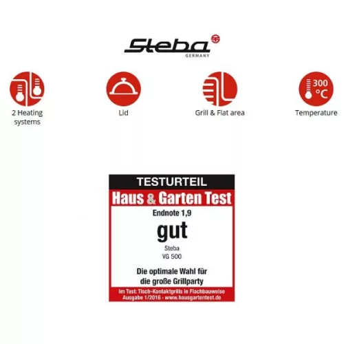 Steba VG500 Prémium elektromos grillsütő