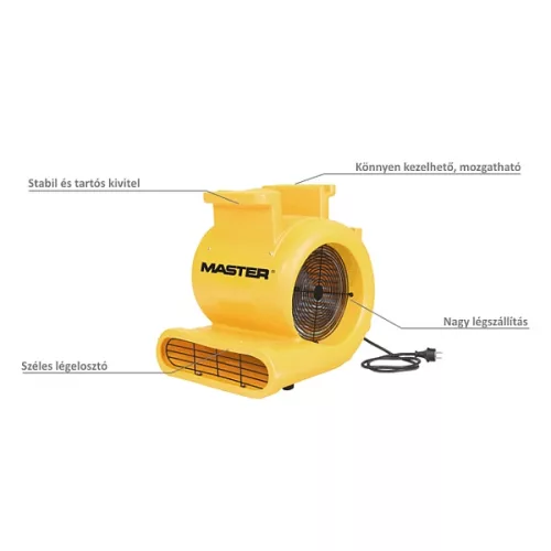 MASTER CD5000 Padlószárító ventilátor
