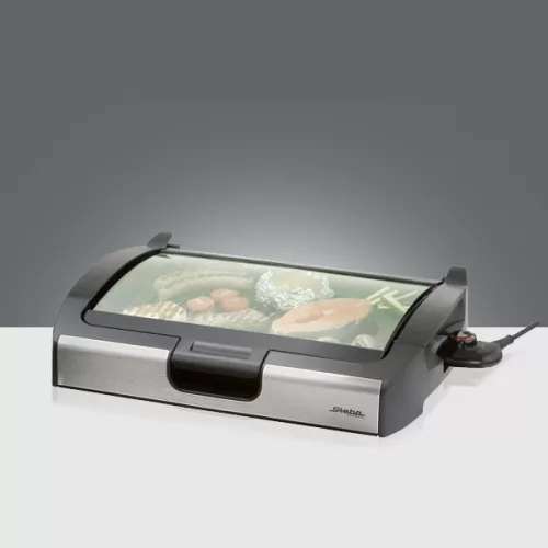 Steba VG200-D C Low-Fat Grill üvegfedéllel